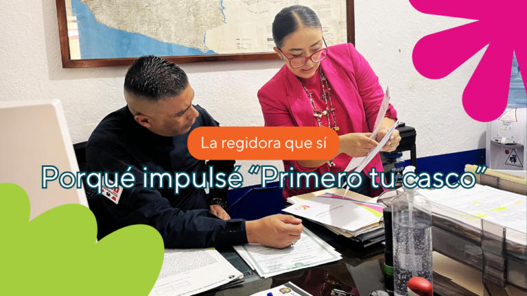 Por qué impulsé «Primero tu Casco»: lo que ves cuando caminas tu pueblo